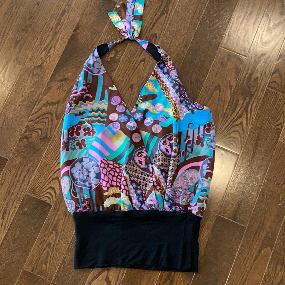 Halter Silk Top